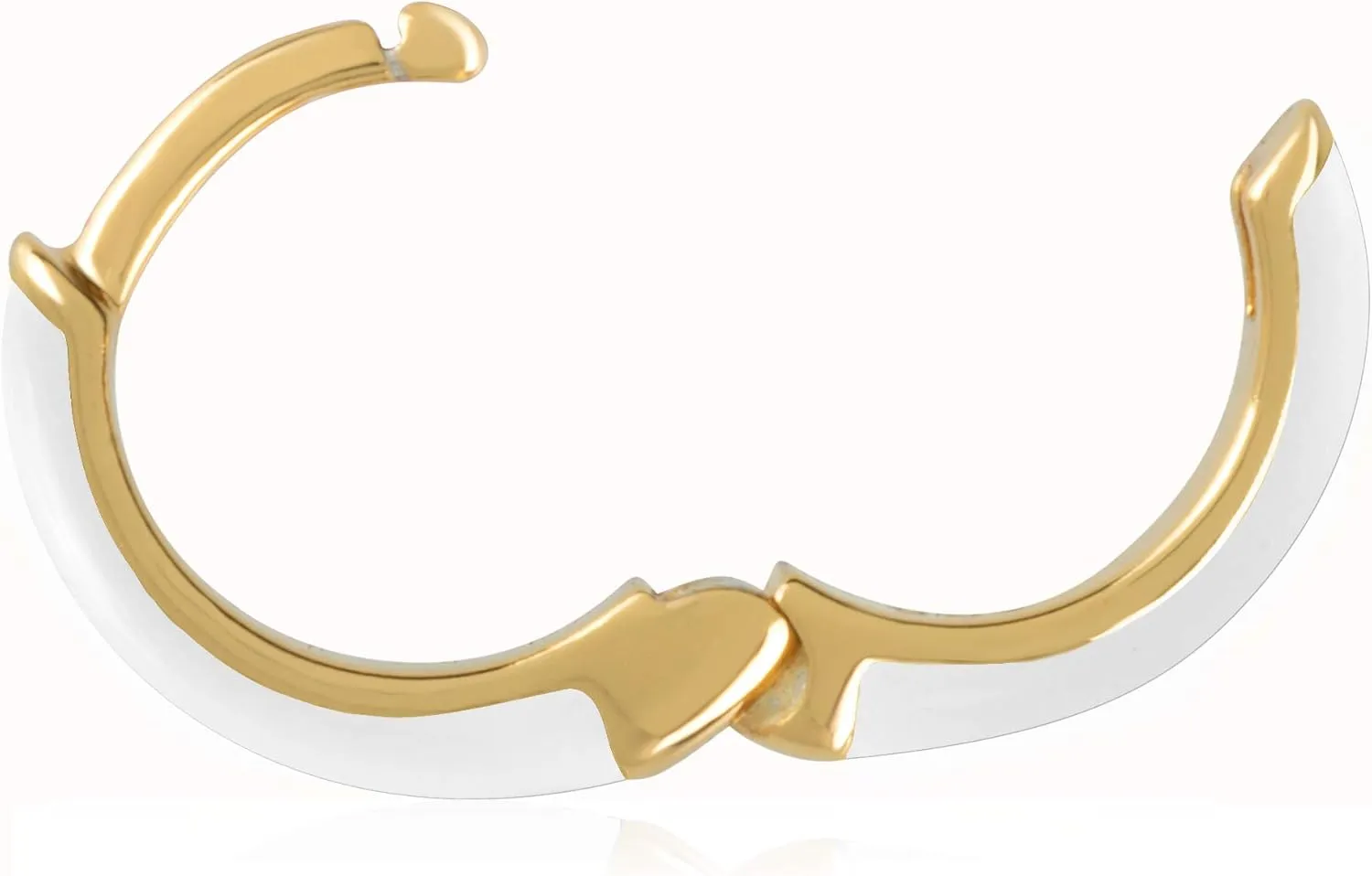 14K Gold Plated Sterling Silver Enamel Color Huggie Hoop Earrings for Women  Wide Range of Vibrant Color Options Available