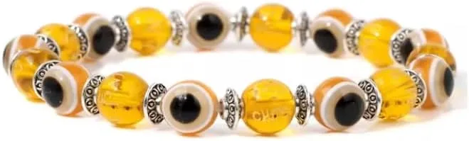 1PCS Bracelet 8mm Beaded Bracelets For Women Men Blue Eye Aesthetic Handmade Bangle Friendship