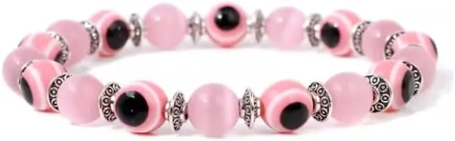 1PCS Bracelet 8mm Beaded Bracelets For Women Men Blue Eye Aesthetic Handmade Bangle Friendship