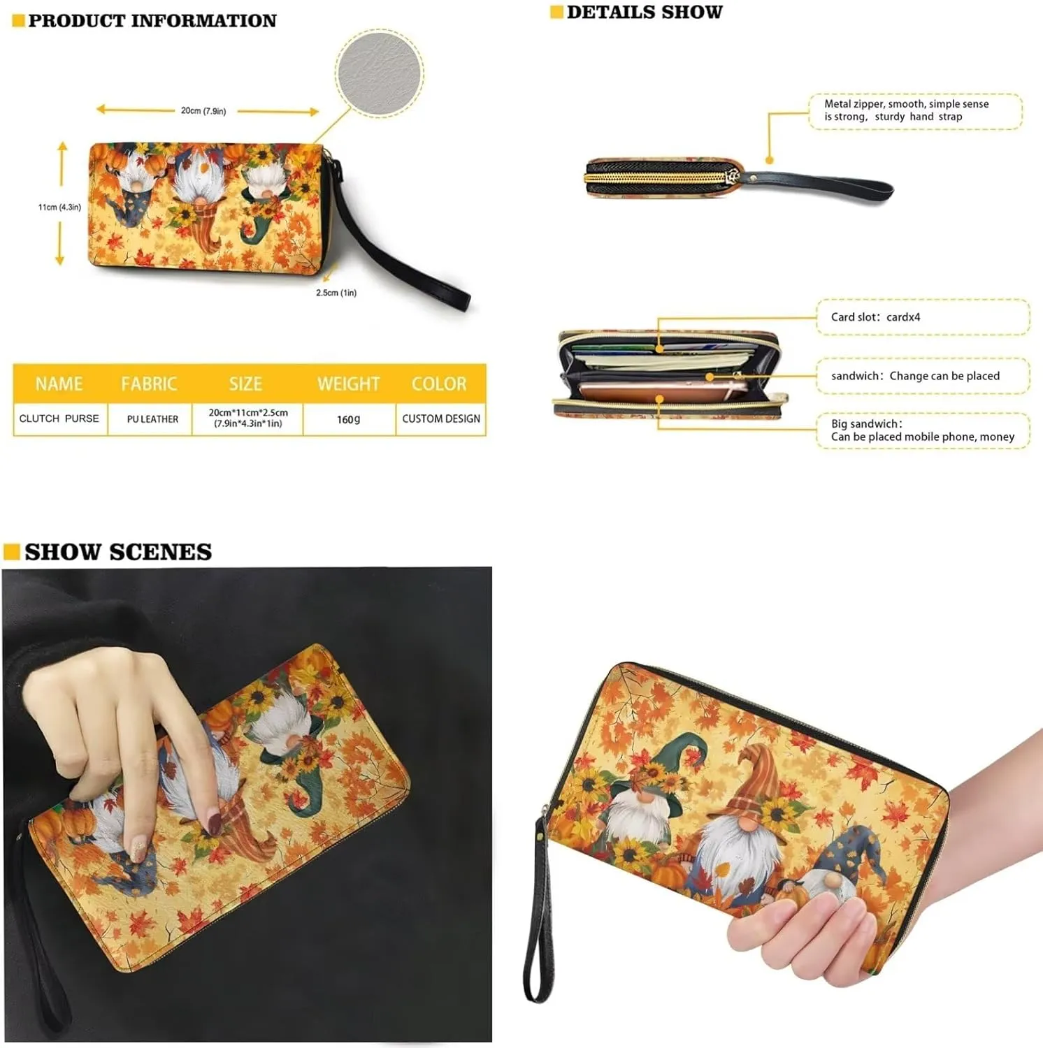 2Pcs Saddle Bags Set Large Capacity Satchel Bags Shoulder Bag for Women with Shoulder Strap Wallet Purse for Women