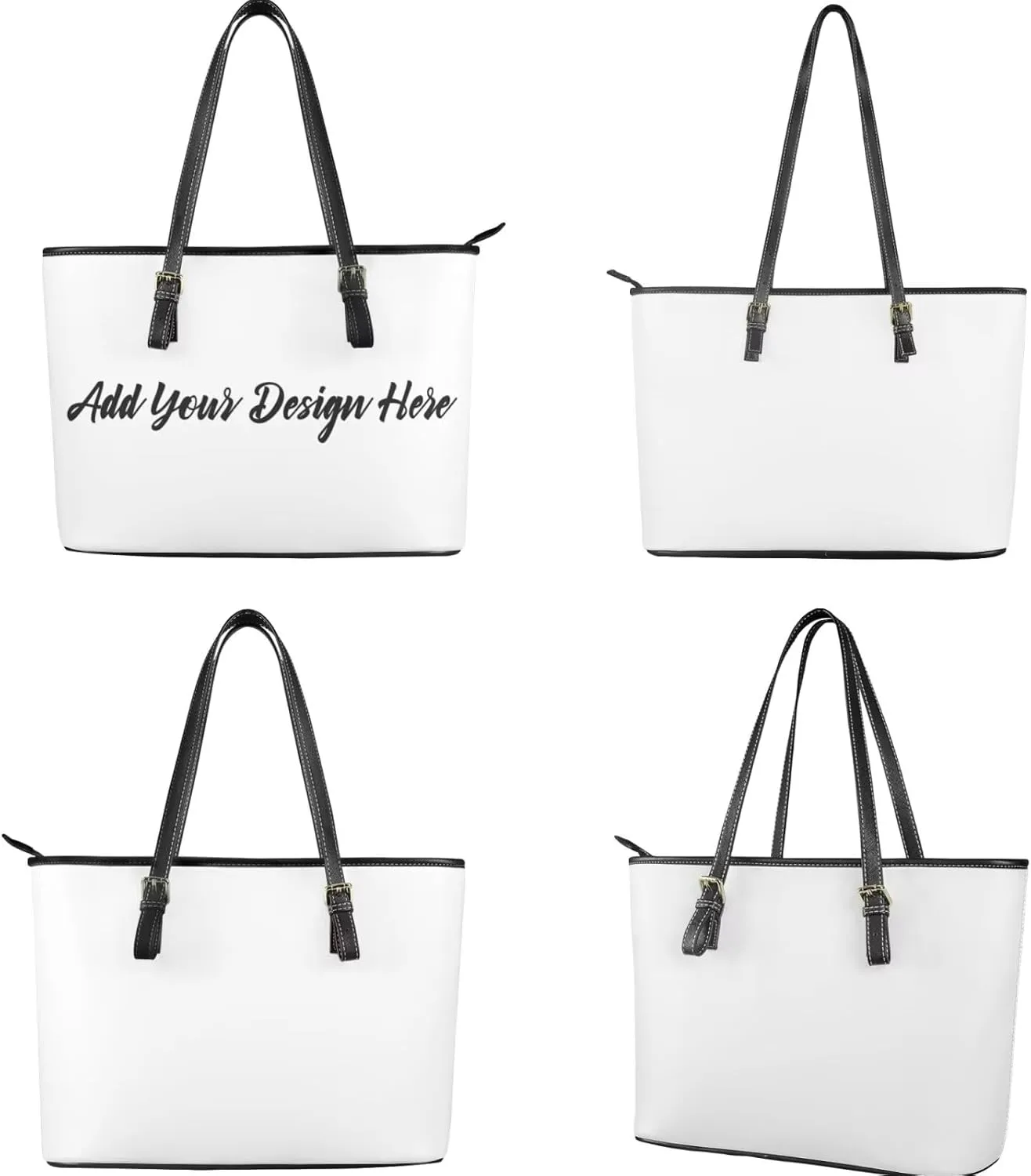 2Pcs Saddle Bags Set Large Capacity Satchel Bags Shoulder Bag for Women with Shoulder Strap Wallet Purse for Women