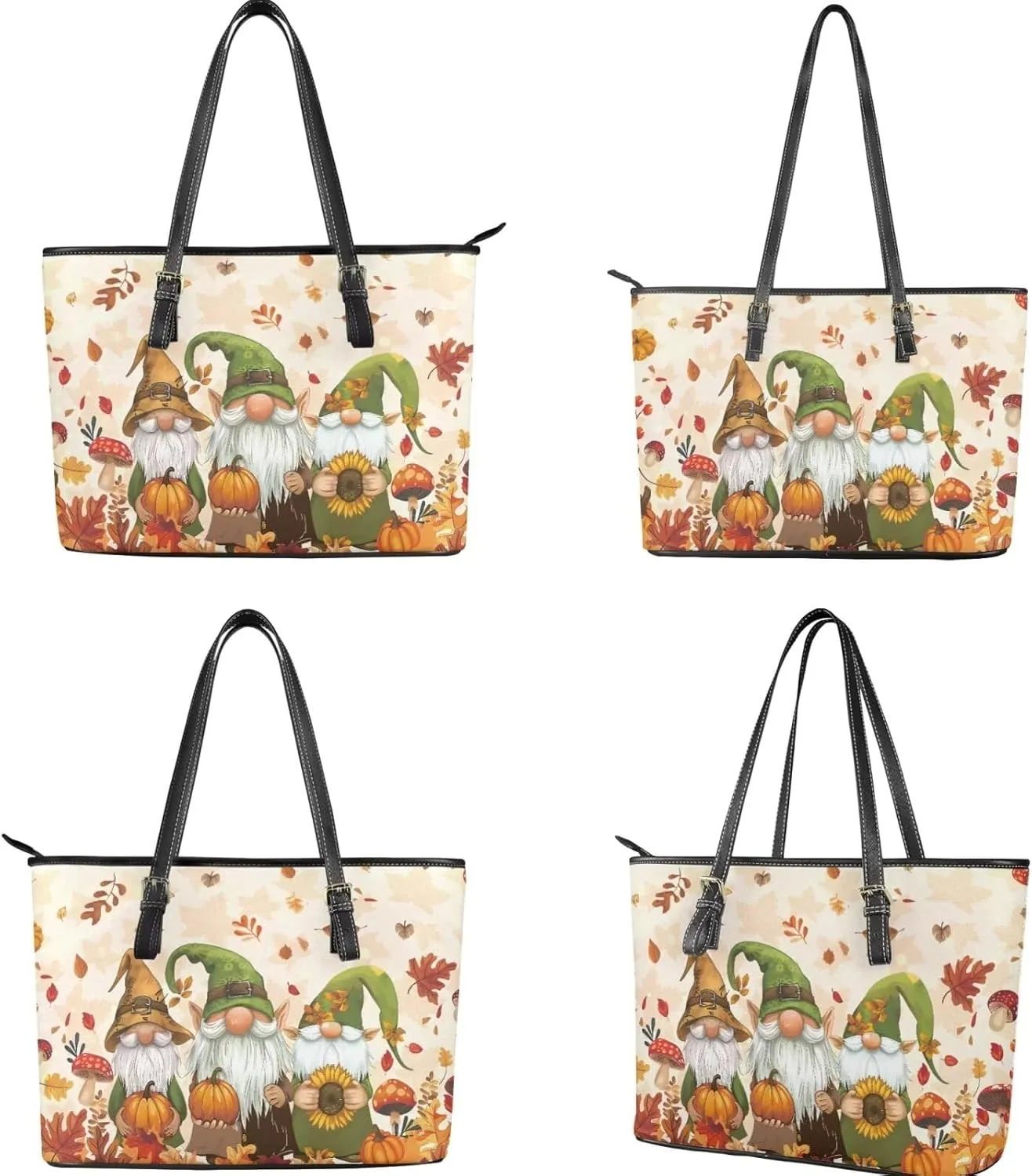 2Pcs Saddle Bags Set Large Capacity Satchel Bags Shoulder Bag for Women with Shoulder Strap Wallet Purse for Women