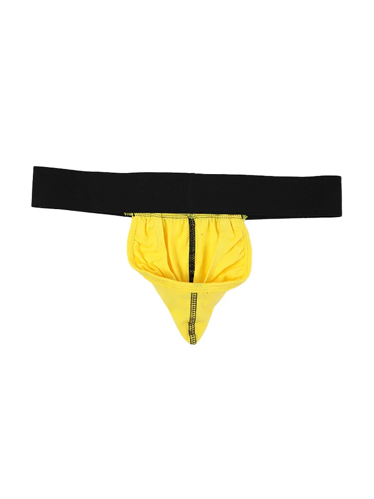 3 Pack Men's Sexy Low-Rise String Thong