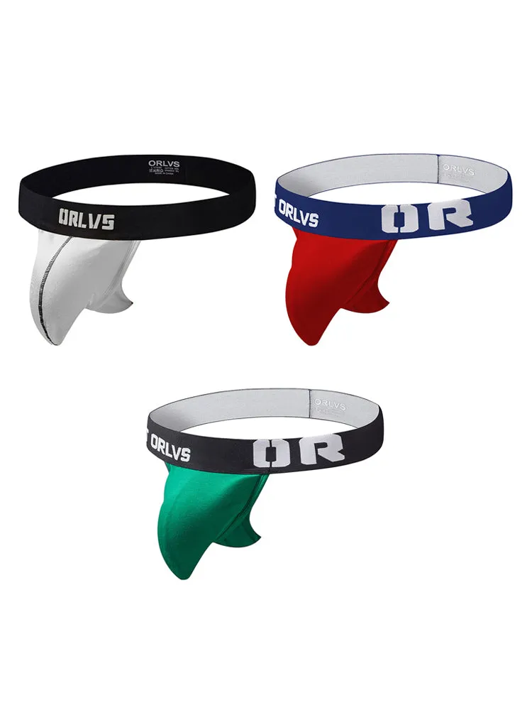 3 Pack Men's Sexy Low-Rise String Thong