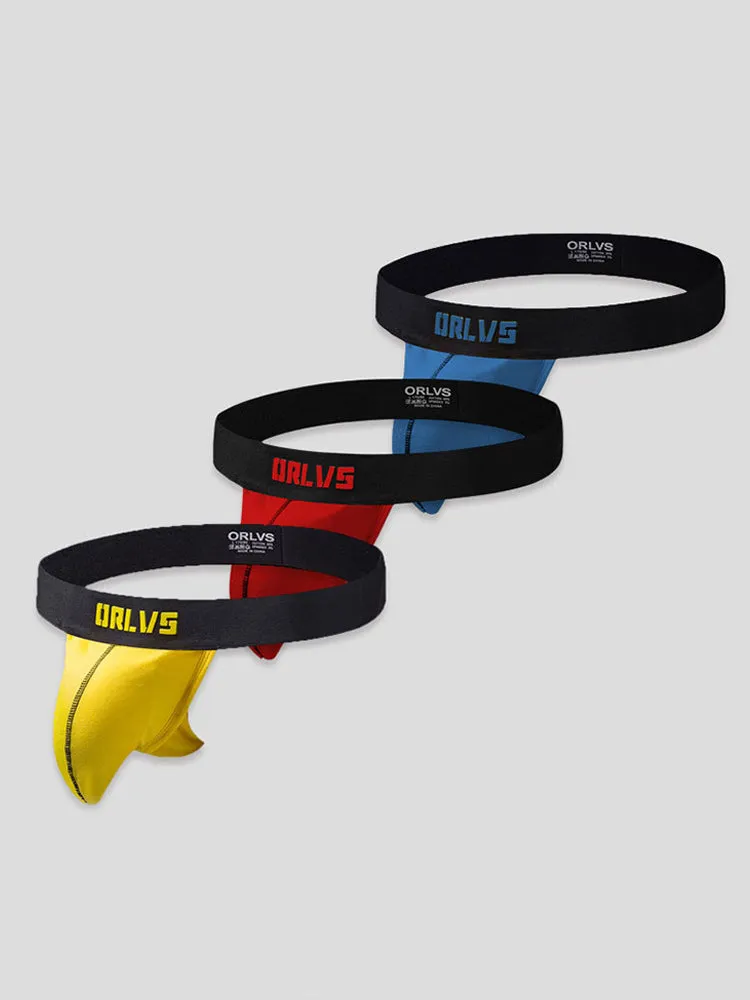 3 Pack Men's Sexy Low-Rise String Thong