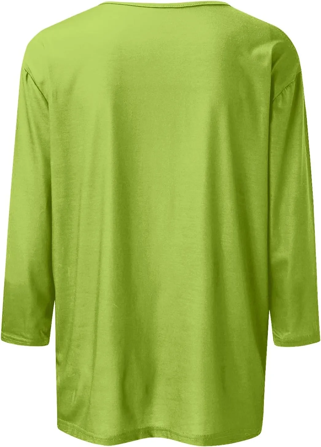 3/4 Length Sleeve Womens Tops Dressy Casual Cute Print Graphic Tees Blouses Casual Plus Size Basic Tops