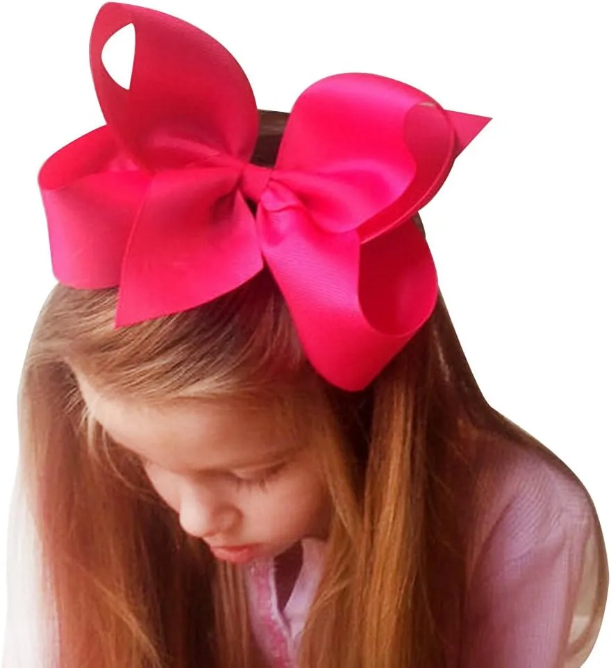 6" Hair Bows Tiny Boutique Alligator Hairpins Gifts Accessories