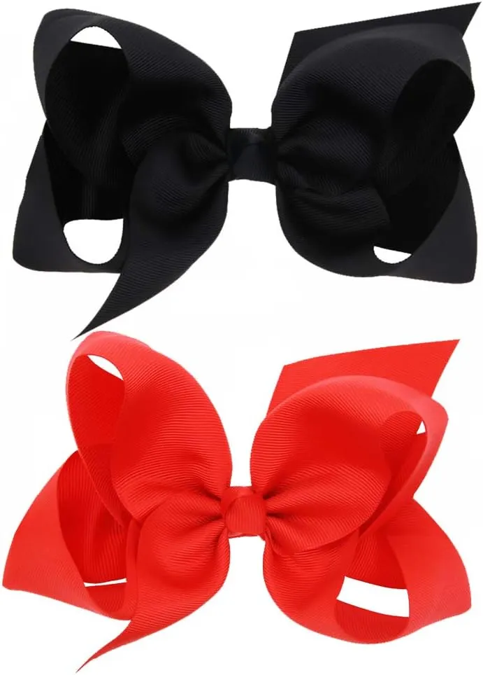 6" Hair Bows Tiny Boutique Alligator Hairpins Gifts Accessories