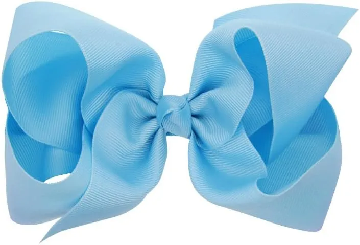 6" Hair Bows Tiny Boutique Alligator Hairpins Gifts Accessories