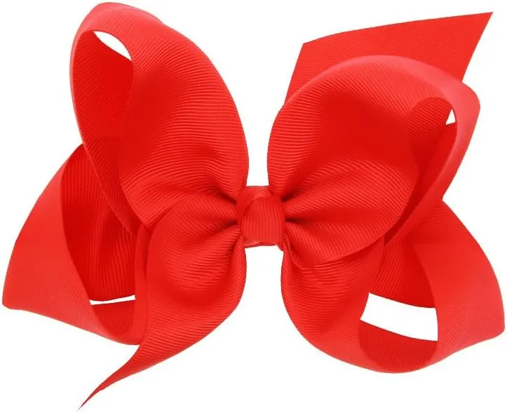 6" Hair Bows Tiny Boutique Alligator Hairpins Gifts Accessories