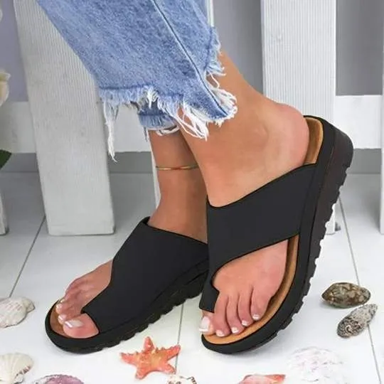 Adele  Rutschfeste Damen-Flipflops mit Plateau