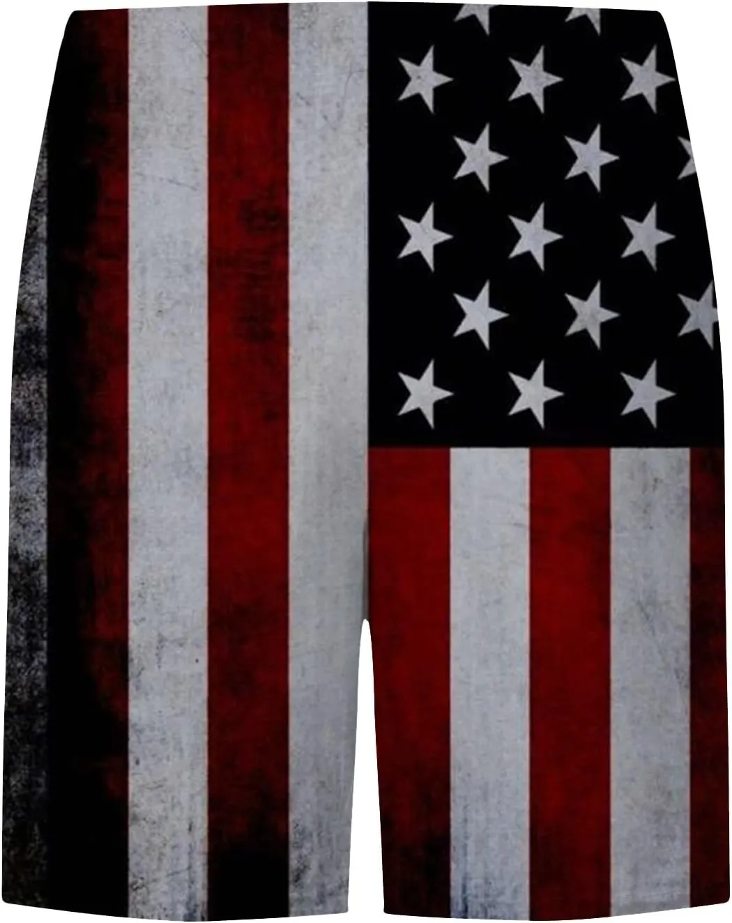 aihihe USA Flag Print Board Shorts for Men 4th of July Summer Beach Shorts Drawstring Loose Fit Lightweight Vacation Shorts