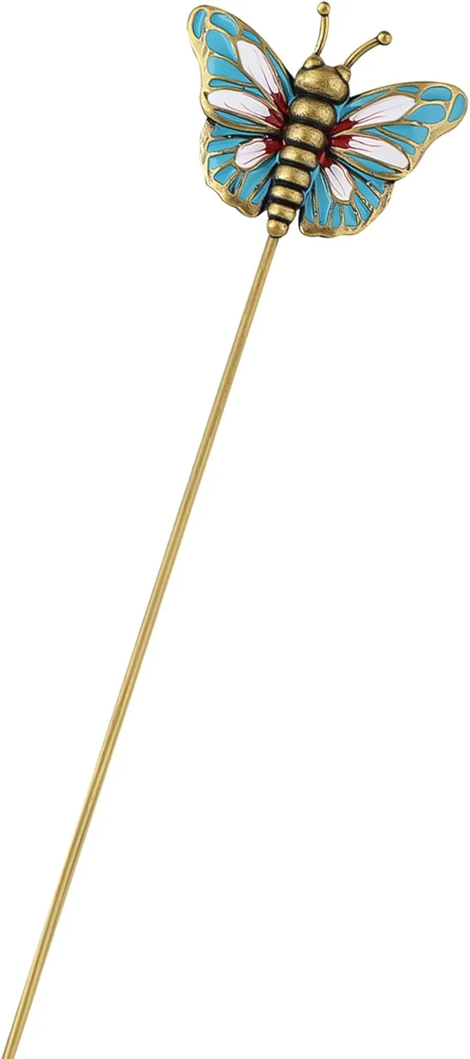 Alilang Women's Elegant Vintage Hat Pin Bendable Long Needle Lapel Pins Brooches on Hair Hat Scarf