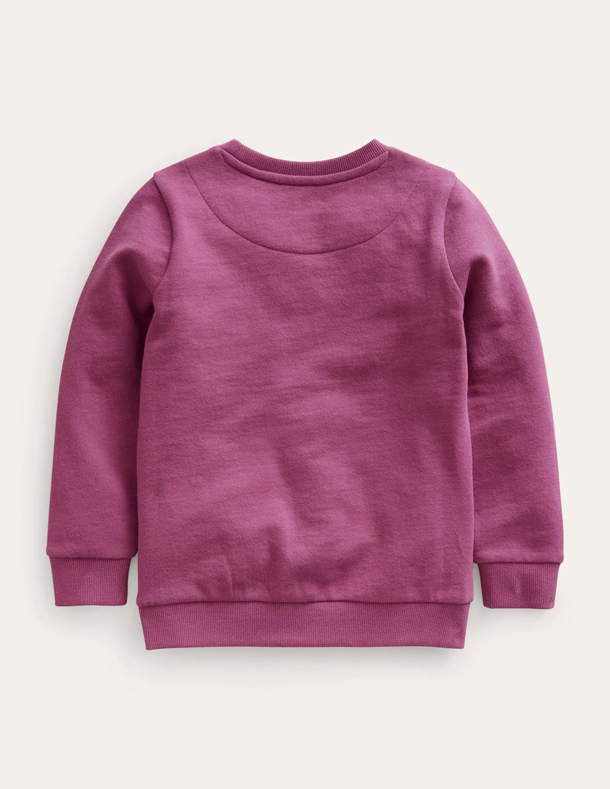Applique Sweatshirt-Teacup Pink Acorn