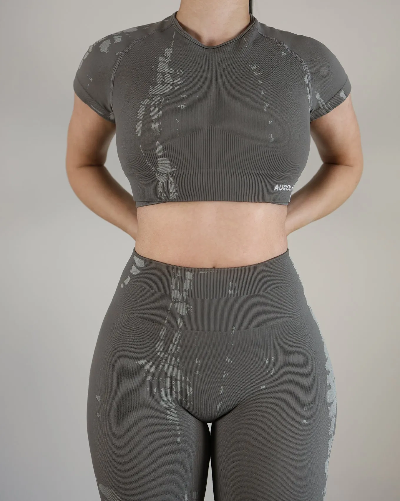 AUROLA Serpent Snake Seamless Workout T-Shirts for Women