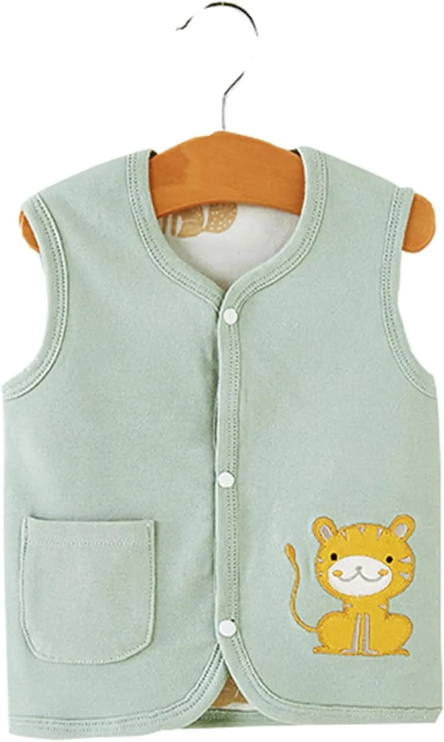 Baby Boys Girls Vest Cotton Winter Warm Vests Padded aistcoat With Pockets Outwear 0-4 Years