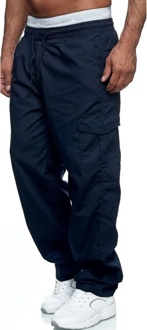 Big and Tall Cargo Pants for Men Sweatpants for Men Pant with Pockets Men's Heavyweight Fleece Cargo Sweatpants Men's