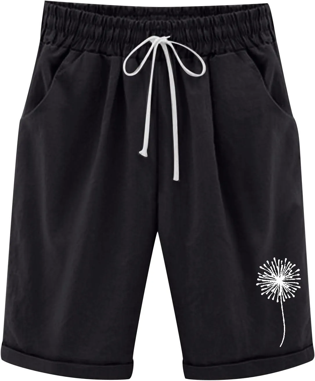 Biker Shorts Women with Pockets Leg Casual Yoga Cropped Pants Biker Shorts Women with Pockets Jean Shorts for Women
