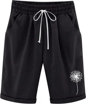 Biker Shorts Women with Pockets Leg Casual Yoga Cropped Pants Biker Shorts Women with Pockets Jean Shorts for Women