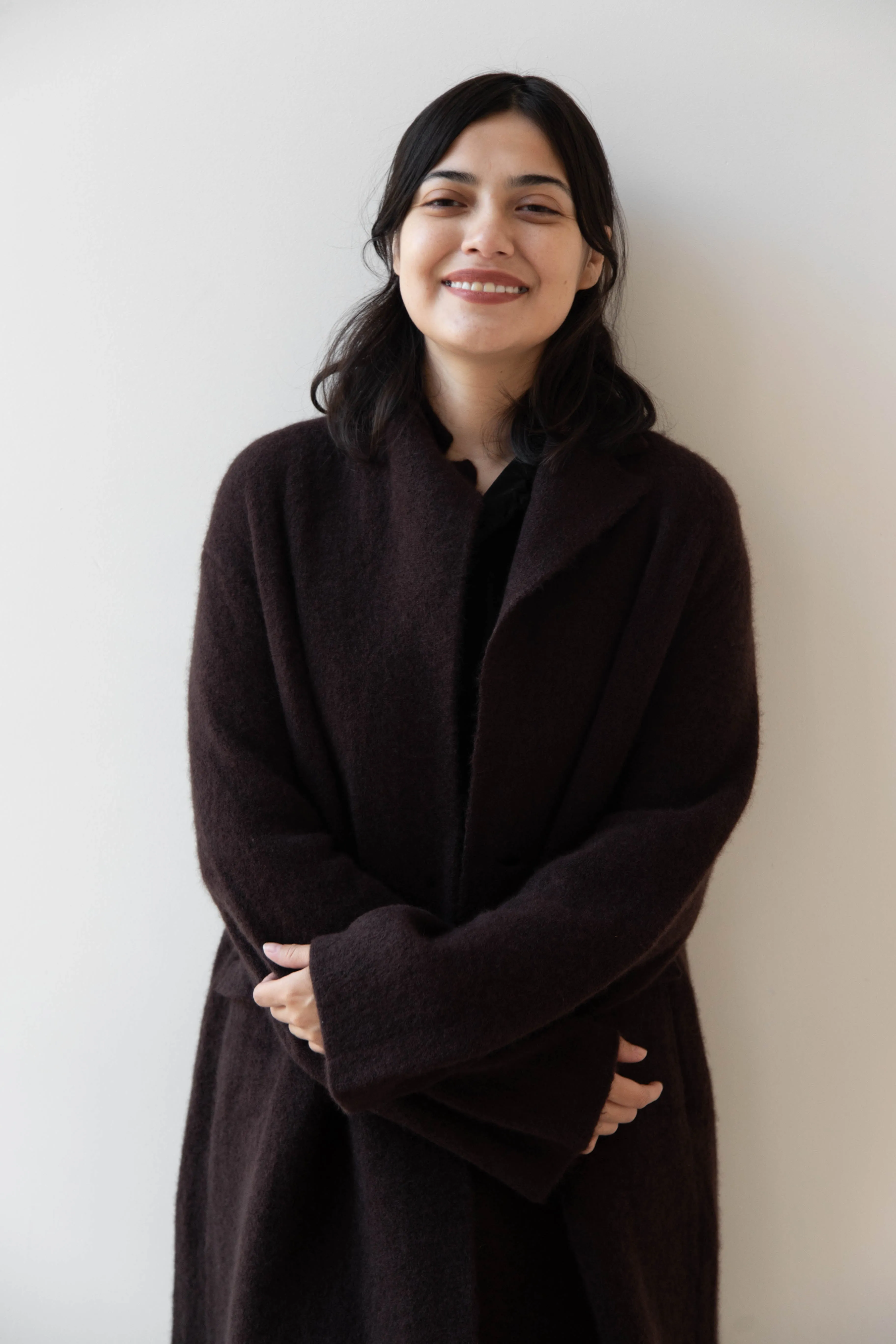 Boboutic | Cruel Touch Cashmere Silk Coat in Brown