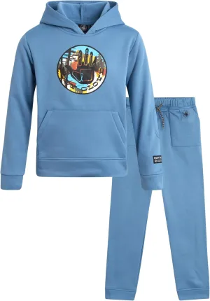 Body Glove Boys' Jogger Set - 2 Piece Cozy Fleece Pullover Hooded Sweatshirt and Jogger Pants for Boys (8-12)
