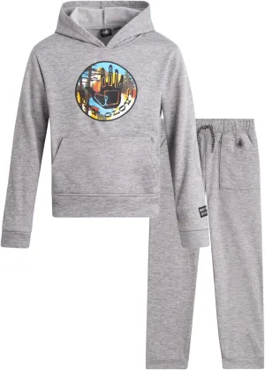 Body Glove Boys' Jogger Set - 2 Piece Cozy Fleece Pullover Hooded Sweatshirt and Jogger Pants for Boys (8-12)