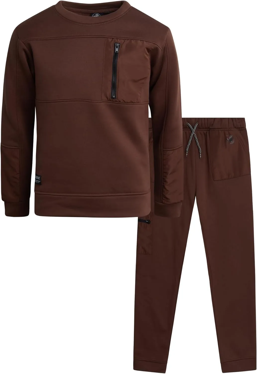 Body Glove Boys' Jogger Set - 2 Piece Cozy Fleece Pullover Hooded Sweatshirt and Jogger Pants for Boys (8-12)