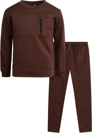 Body Glove Boys' Jogger Set - 2 Piece Cozy Fleece Pullover Hooded Sweatshirt and Jogger Pants for Boys (8-12)