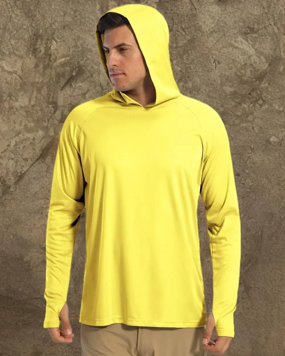 Boladeci Men's UPF 50  Sun Protection Lightweight Hoodie Shirts Long Sleeve Fishing Shirts SPF UV Hiking Swim