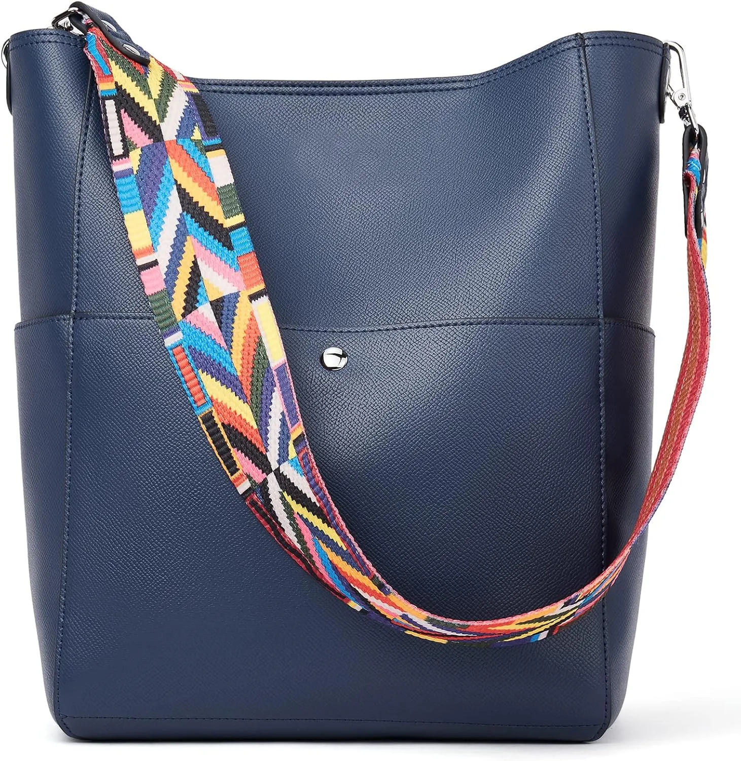 BROMEN Women Purses and Handbags Leather Hobo Bags Designer Shoulder Bucket Crossbody Purse