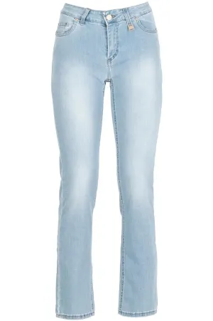 CafèNoir Pantalone Denim Slim da donna C7JJ3060 B030 light sky