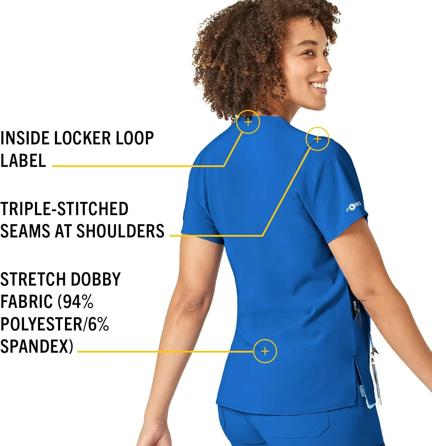 Carhartt Cross-Flex Women's Media Scrub Top