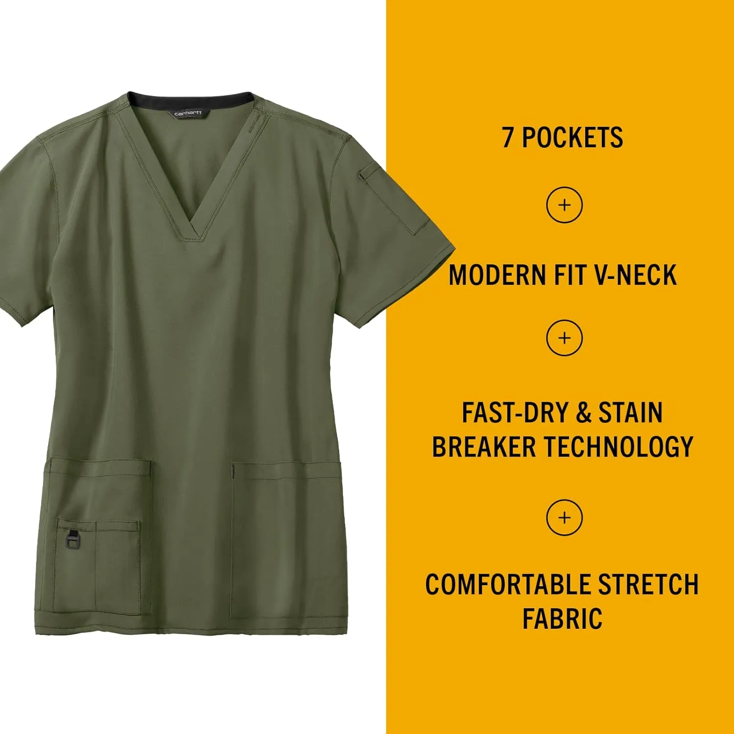 Carhartt Cross-Flex Women's Media Scrub Top