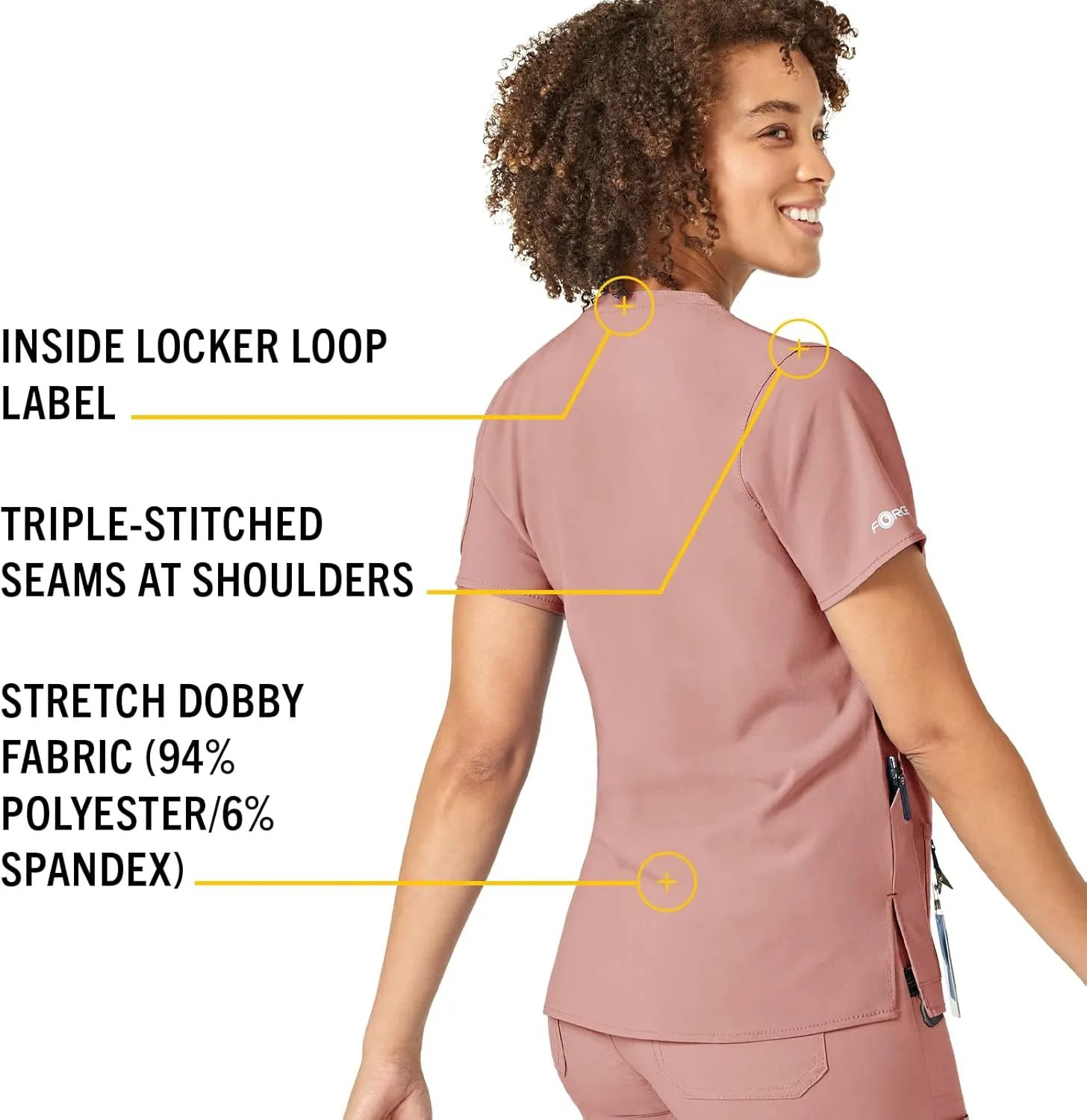 Carhartt Cross-Flex Women's Media Scrub Top