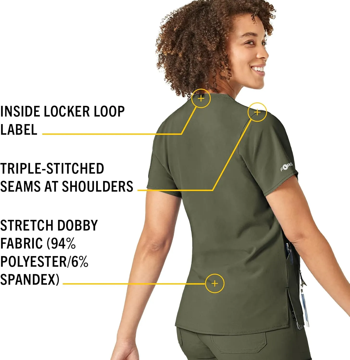 Carhartt Cross-Flex Women's Media Scrub Top