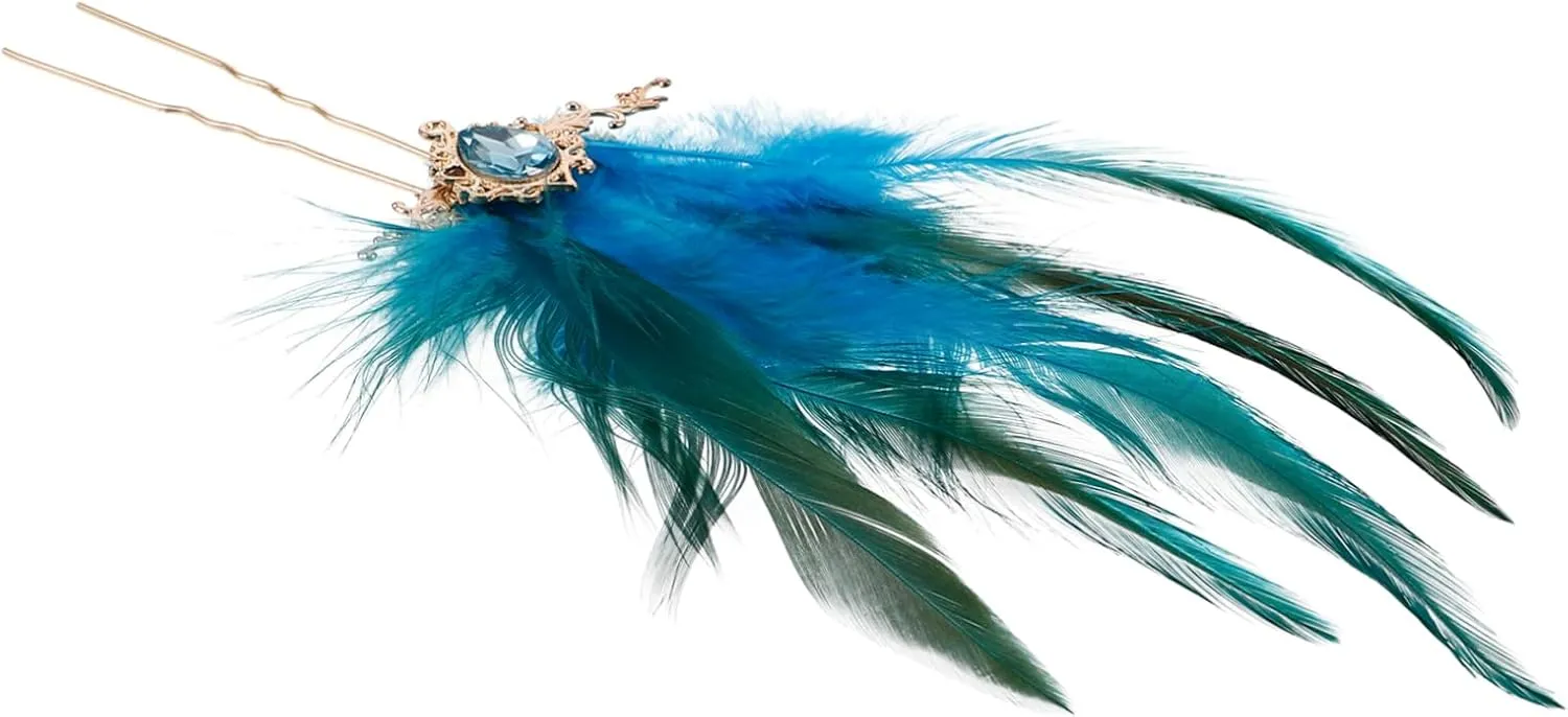 Chinese Hair Pins Handmade Retro Hair Sticks for Women Long Blue Tassel Accessories Lightweight for Elegant Updos and Classic Styles