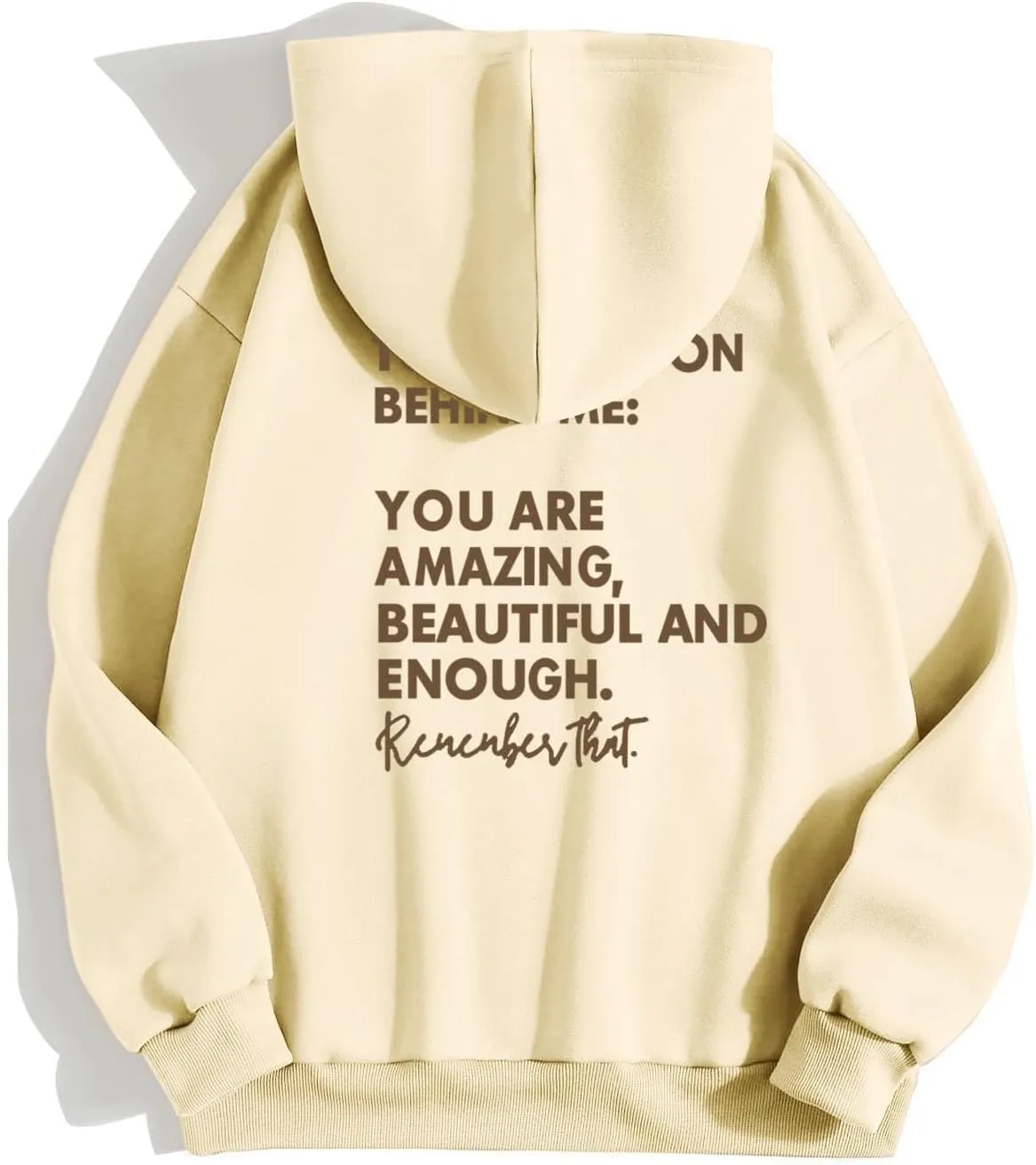 Christian Hoodies for Women Girls Jesus Loves You Letter Graphic Oversized Long Sleeve Pockets Bible Verse Hooded Sweatshirts