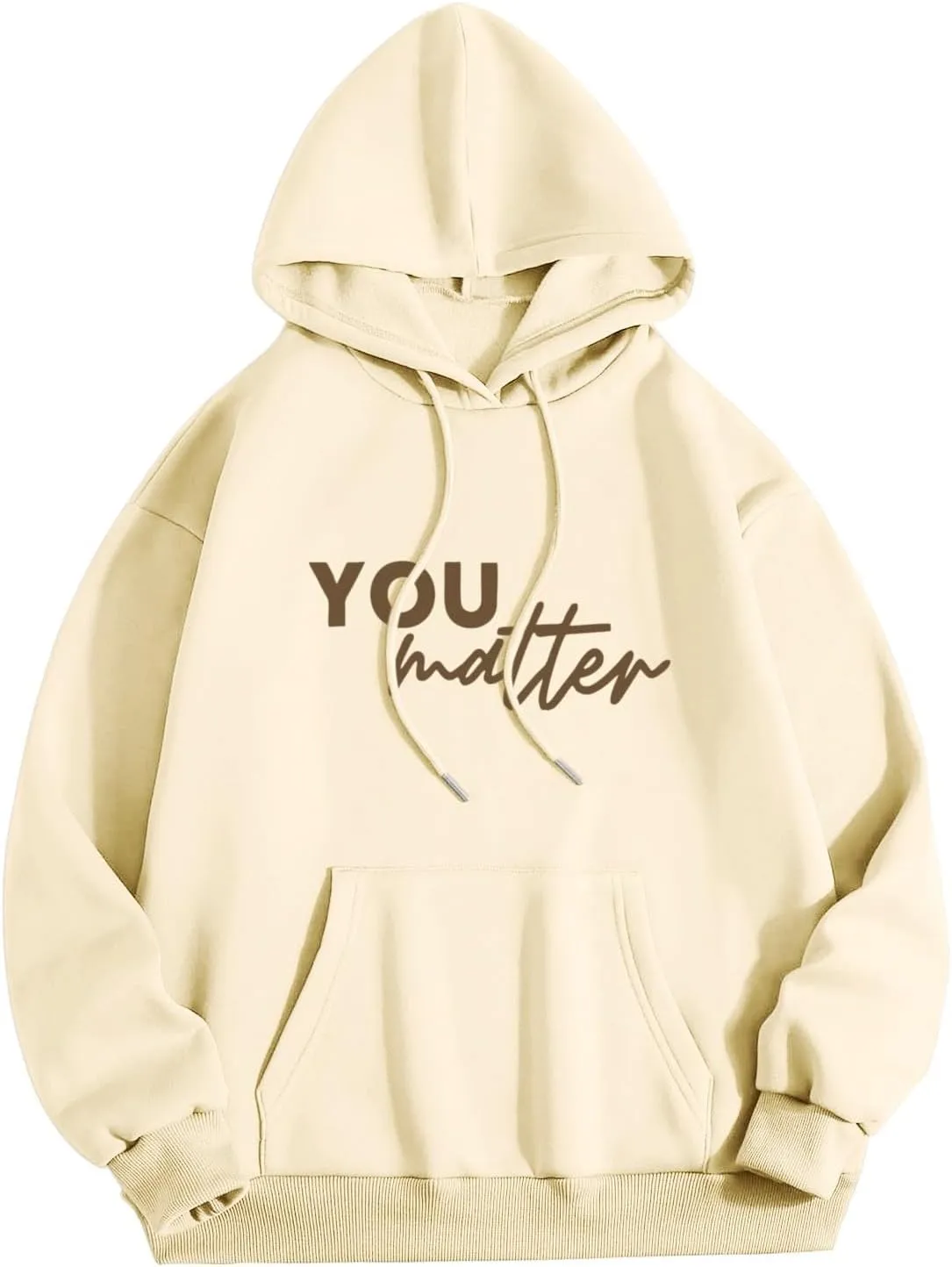 Christian Hoodies for Women Girls Jesus Loves You Letter Graphic Oversized Long Sleeve Pockets Bible Verse Hooded Sweatshirts