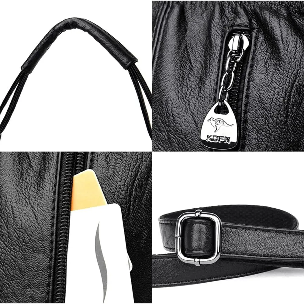 Clutch Bags for Women Small Crossbody Bags Bucket bags Soft Leather Handbag Purse Satchel