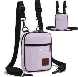 Convertible Crossbody Bag for Men/Women,Adjustable Waist/Shoulder/Backpack with 2/3 Strap,Everyday Essentials Carrier