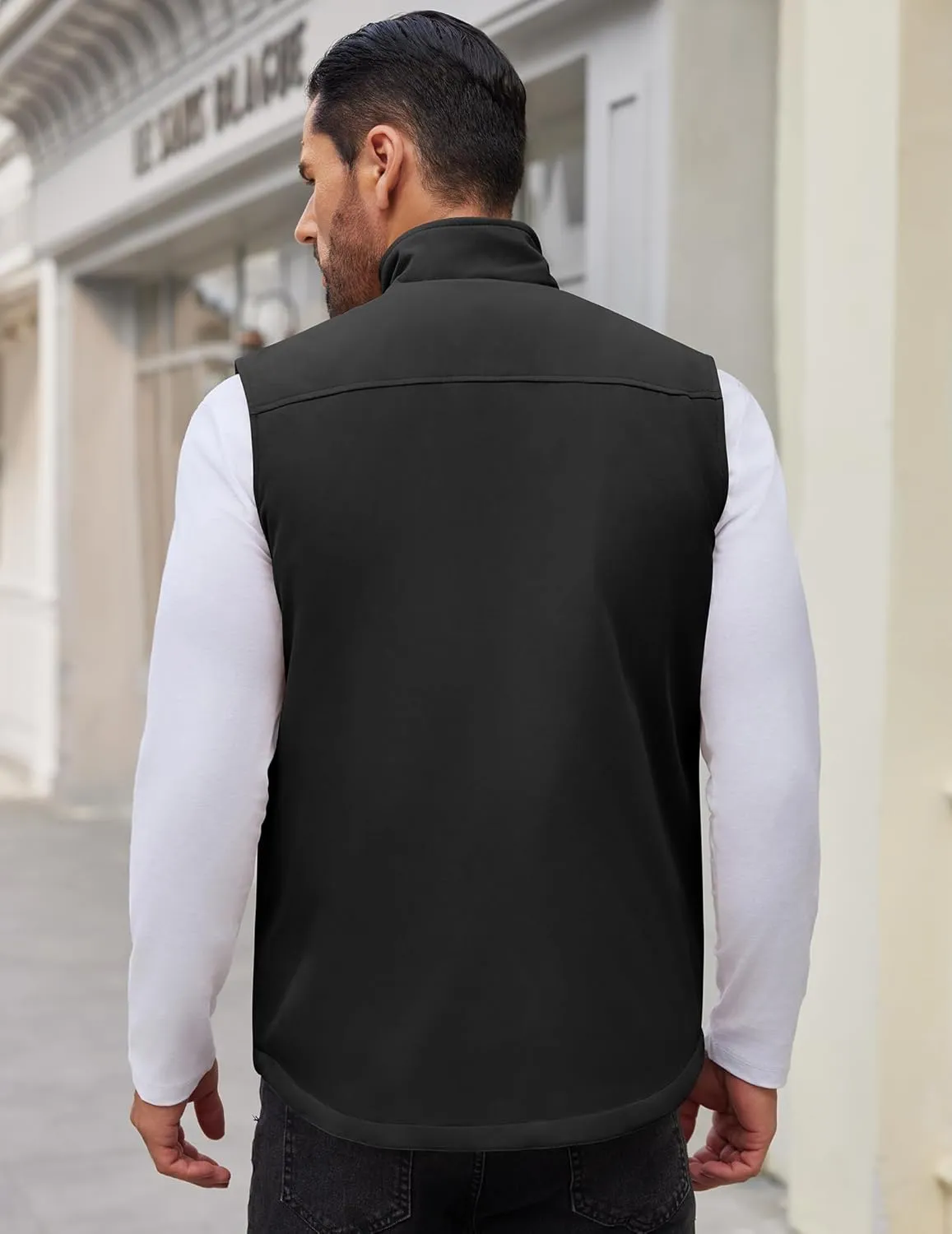 COOFANDY Men's Casual Outerwear Vest Lightweight Zip Up Sleeveless Jacket Outdoor Work Hiking Travel Golf Vest with Pockets