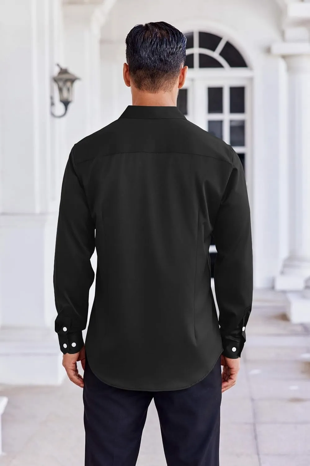 COOFANDY Mens Dress Shirt Long Sleeve Wrinkle Free Formal Shirts Business Casual Button Down Shirts