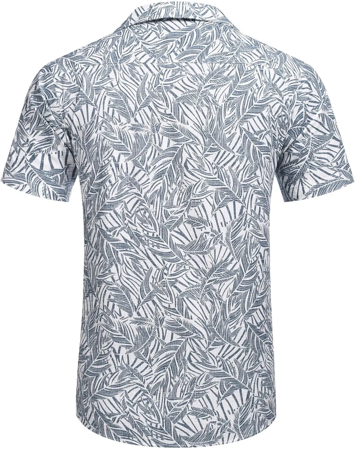 COOFANDY Mens Hawaiian Shirt Short Sleeve Buttoon Down Shirts Casual Tropical Floral Summer Linen Shirts