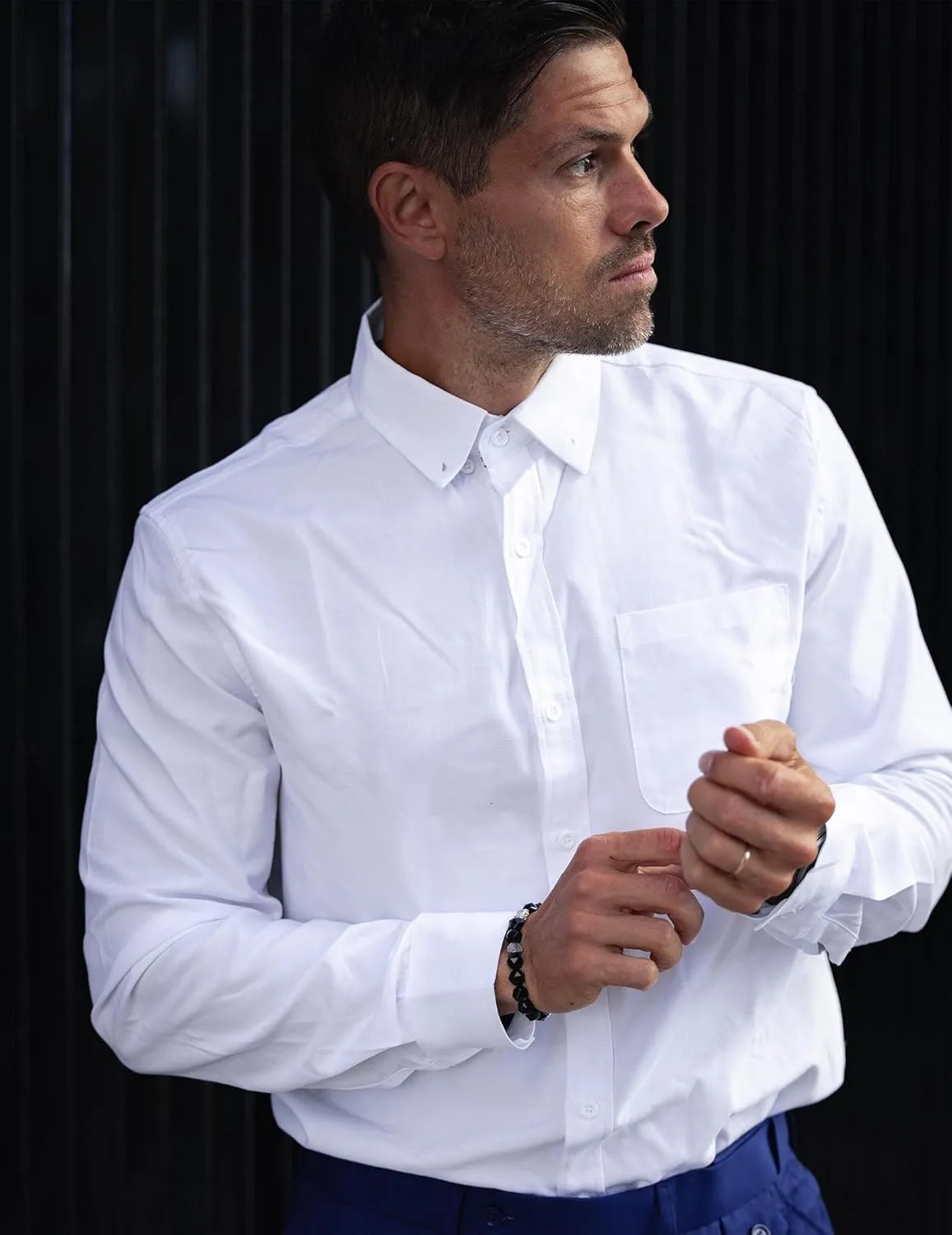 COOFANDY Mens Long Sleeve Button Down Shirt Casual Untucked Shirts for Men Oxford Dress Shirts