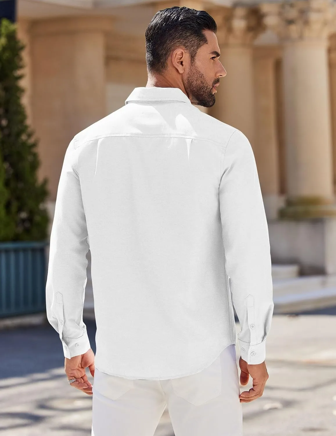 COOFANDY Mens Long Sleeve Button Down Shirt Casual Untucked Shirts for Men Oxford Dress Shirts