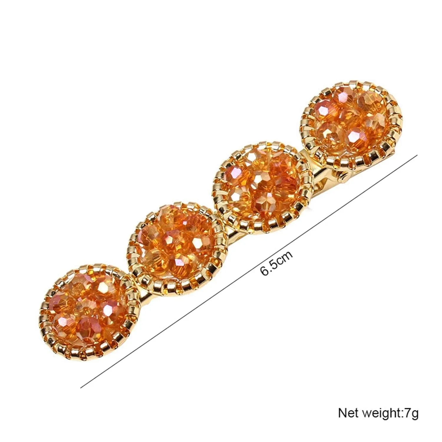 Crystal Hair Clips for Women Multi Round Design Sweet Girls Hairpins Korean Style Hair Pins Fashion Hair Jewelry Female Hairclip(TS7152)