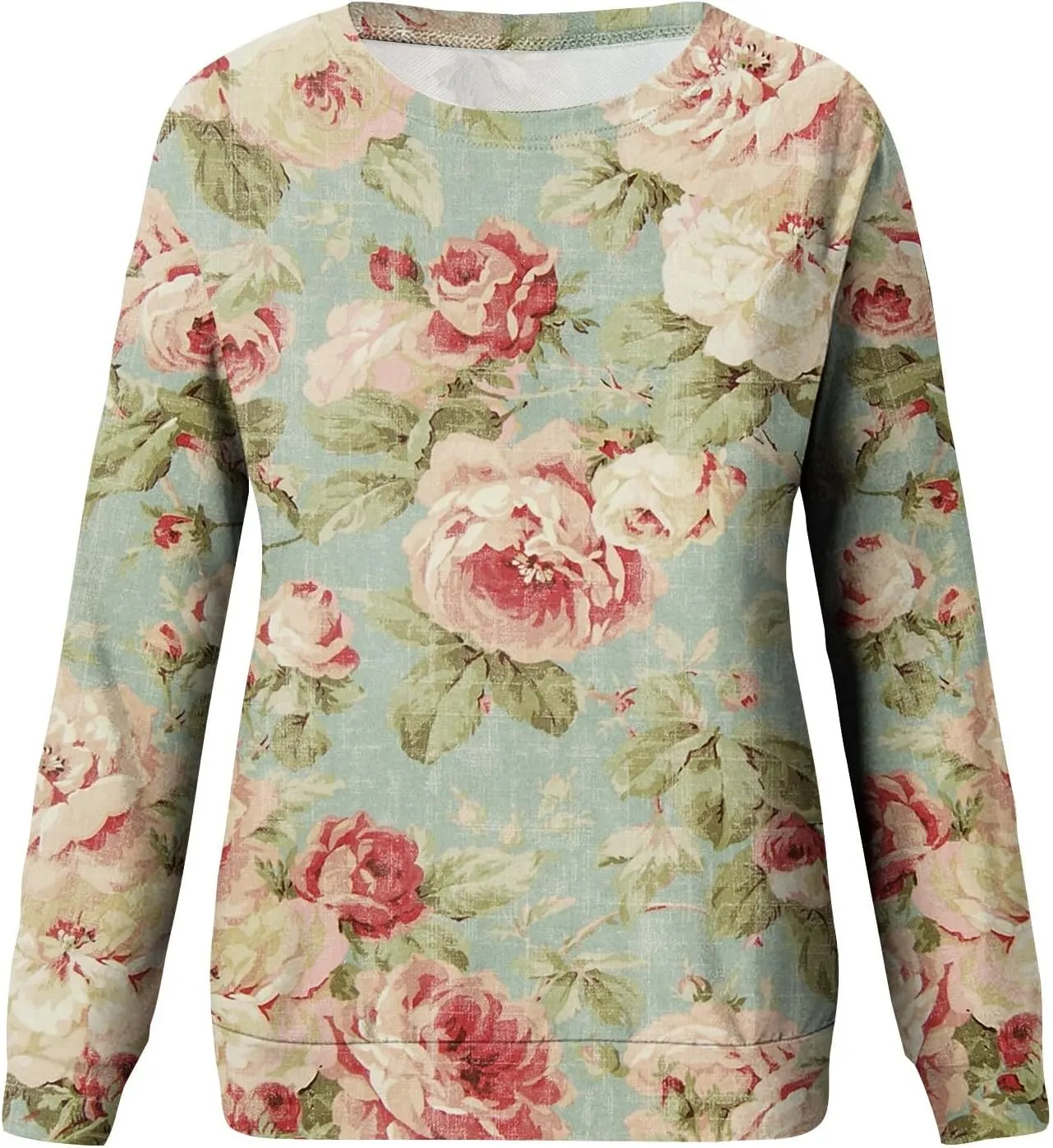 Cute Sweatshirts For Women Fall Pullover Sweater Tops Comfy Sweatshirts Printed Travel Outfits