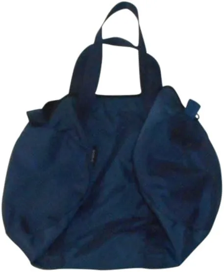 Duffle Bag Small Nylon Perfect for Work, Camping, beach Water Resistant Made in USA. (Navy)