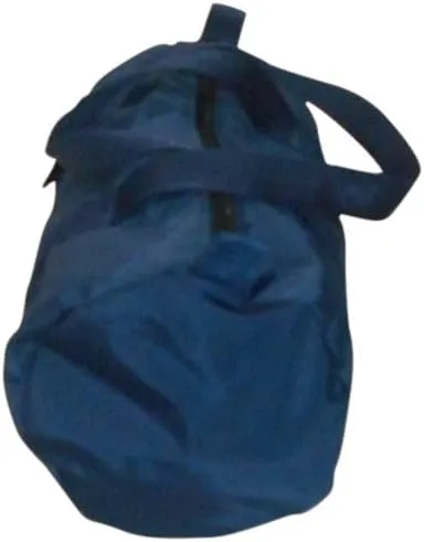 Duffle Bag Small Nylon Perfect for Work, Camping, beach Water Resistant Made in USA. (Navy)