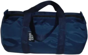 Duffle Bag Small Nylon Perfect for Work, Camping, beach Water Resistant Made in USA. (Navy)